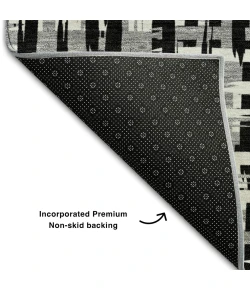 Addison Mayfield Black AMF1059 5ft. x 7ft. 6in. Rect. Rug