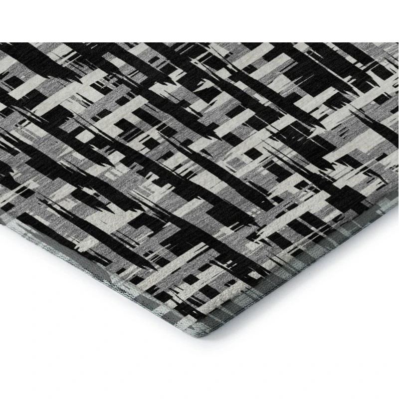 Addison Mayfield Black AMF1059 - 8ft. Round Rug