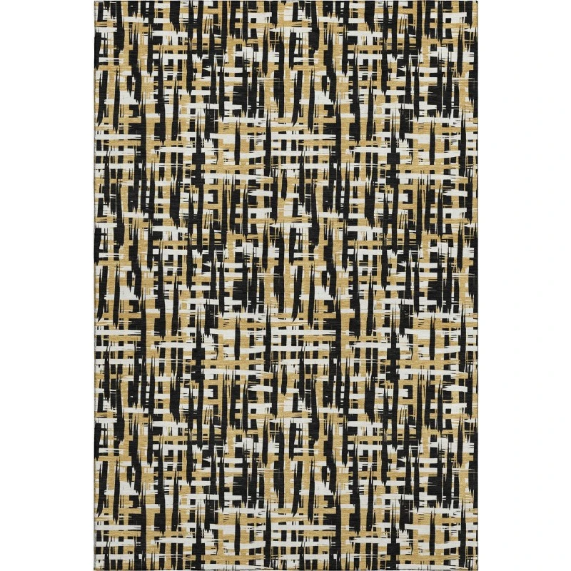 Addison Mayfield Black AMF1060 9ft. x 12ft. Rect. Rug