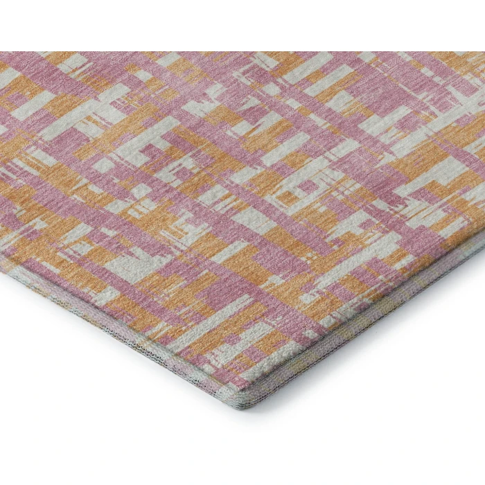 Addison Mayfield Pink AMF1060 - 8ft. Round Rug