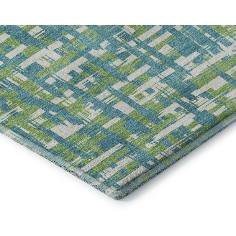 Addison Mayfield Teal AMF1060 2ft. 3in. x 7ft. 6in. Rect. Rug