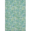 Addison Mayfield Teal AMF1060 - 8ft. Round Rug