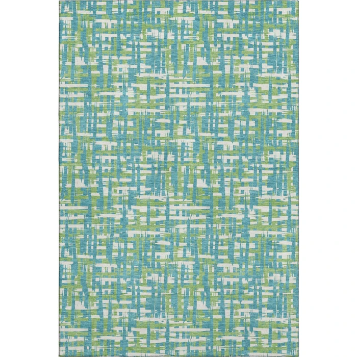 Addison Mayfield Teal AMF1060 - 8ft. Round Rug