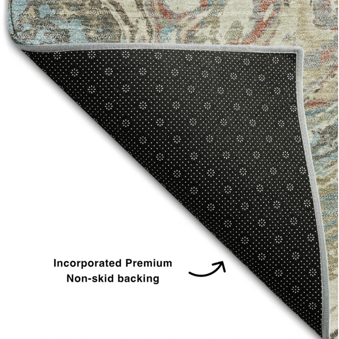 Addison Mayfield Brown AMF1061 - 8ft. Round Rug
