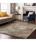 Addison Mayfield Brown AMF1061 - 8ft. Round Rug