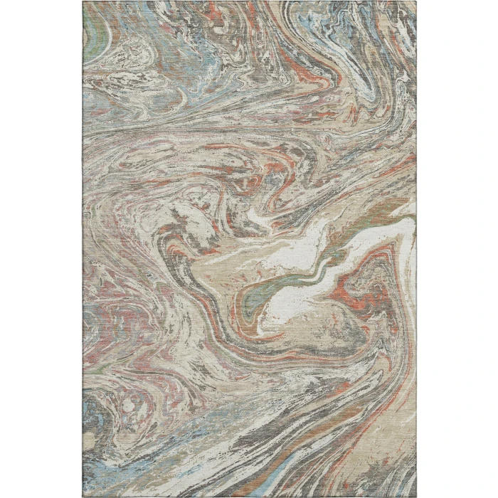Addison Mayfield Brown AMF1061 - 8ft. Round Rug