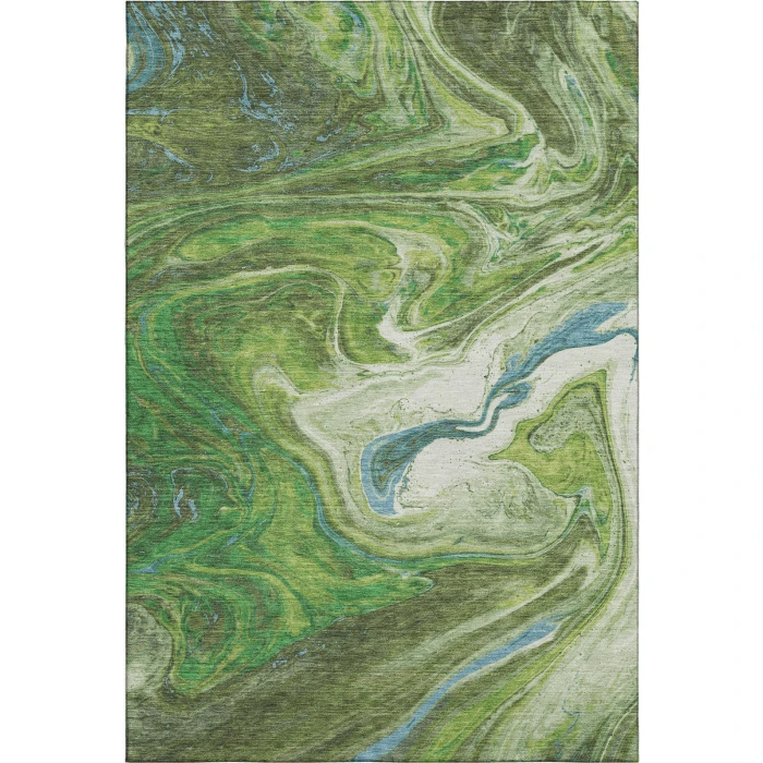 Addison Mayfield Green AMF1061 - 8ft. Round Rug