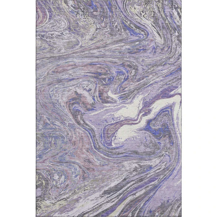 Addison Mayfield Purple AMF1061 - 8ft. Round Rug