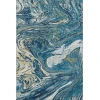 Addison Mayfield Blue AMF1061 - 8ft. Round Rug