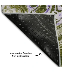Addison Mayfield Green AMF1061 - 8ft. Round Rug