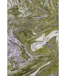 Addison Mayfield Green AMF1061 - 8ft. Round Rug