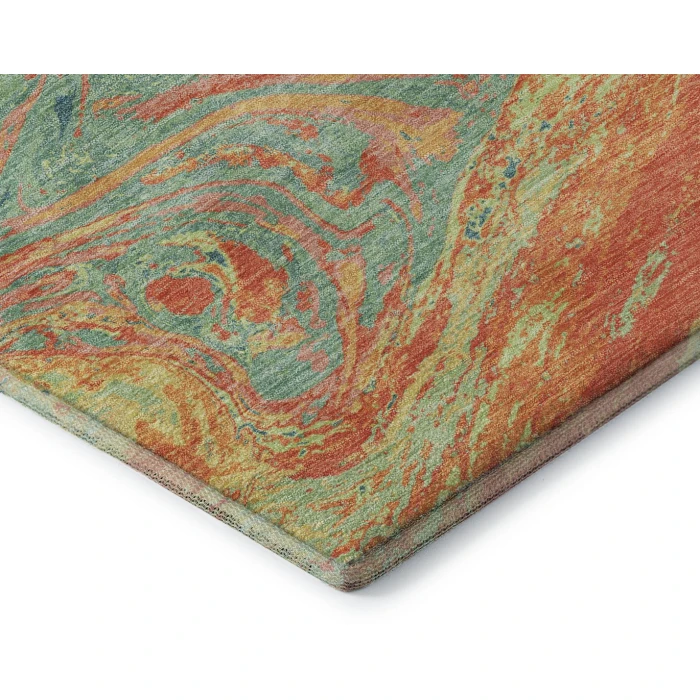 Addison Mayfield Orange AMF1061 2ft. 3in. x 7ft. 6in. Rect. Rug