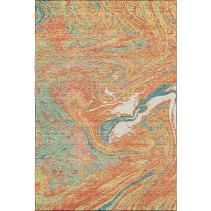 Addison Mayfield Orange AMF1061 2ft. 3in. x 7ft. 6in. Rect. Rug