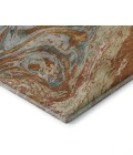 Addison Mayfield Orange AMF1061 - 8ft. Round Rug