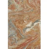 Addison Mayfield Orange AMF1061 - 8ft. Round Rug