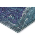 Addison Mayfield Teal AMF1061 - 8ft. Round Rug