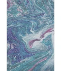 Addison Mayfield Teal AMF1061 - 8ft. Round Rug