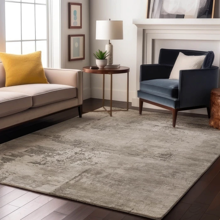 Addison Mayfield Brown AMF1062 - 8ft. Round Rug