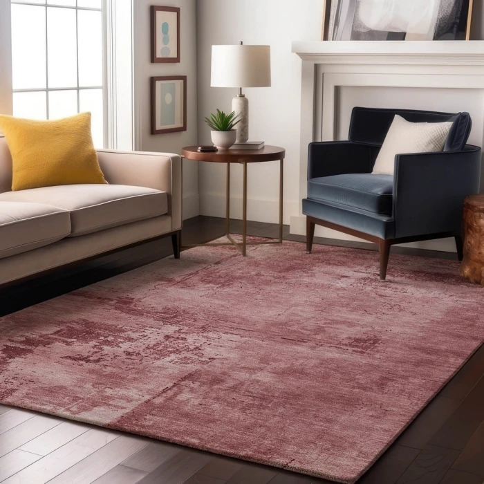 Addison Mayfield Pink AMF1062 - 8ft. Round Rug