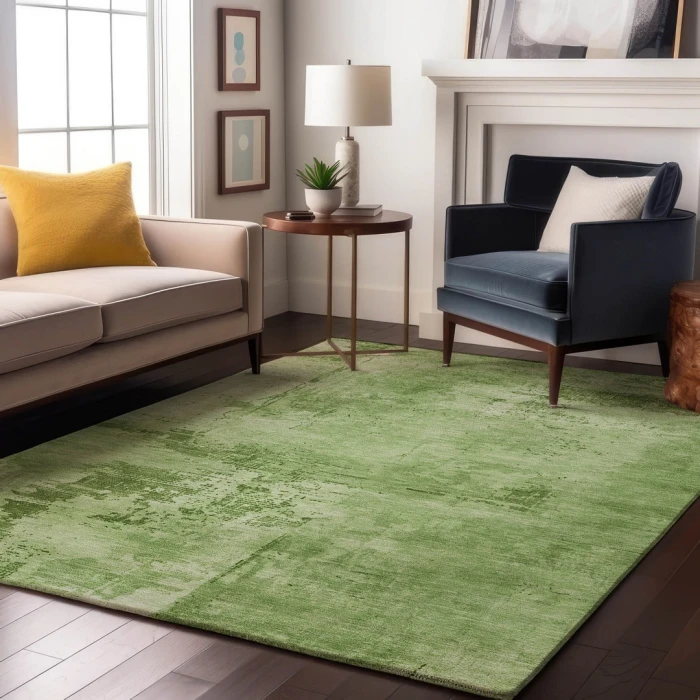 Addison Mayfield Green AMF1062 - 8ft. Round Rug