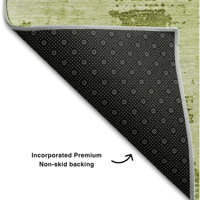 Addison Mayfield Green AMF1062 - 8ft. Round Rug