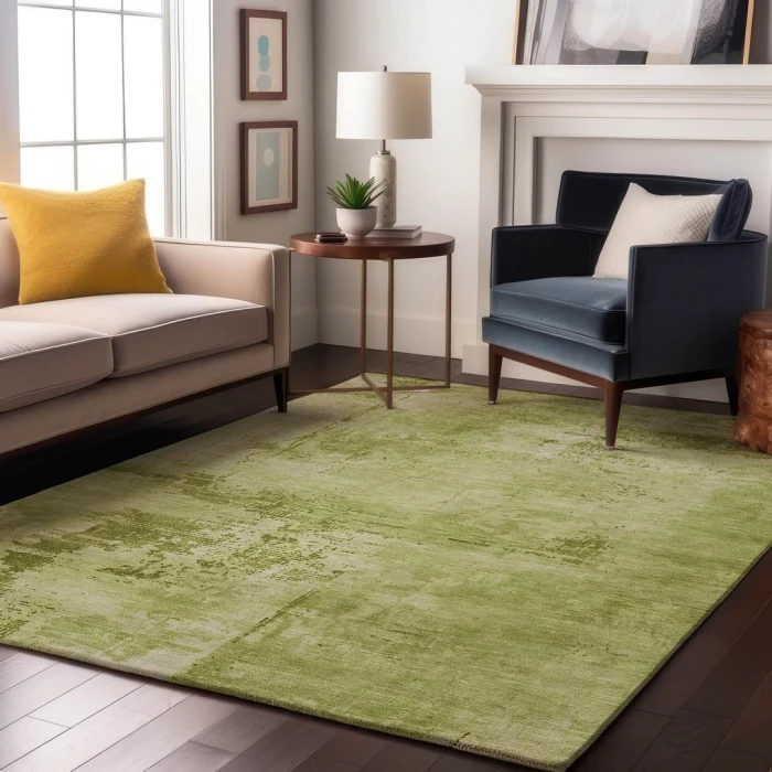 Addison Mayfield Green AMF1062 - 8ft. Round Rug