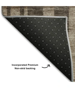 Addison Mayfield Brown AMF1063 - 8ft. Round Rug