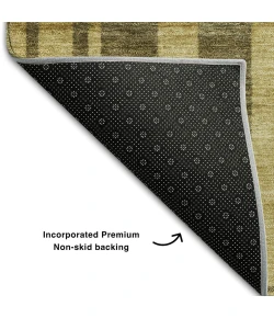 Addison Mayfield Gold AMF1063 - 8ft. Round Rug