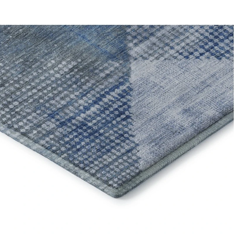 Addison Mayfield Blue AMF1065 - 8ft. Round Rug