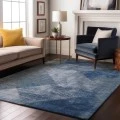 Addison Mayfield Blue AMF1065 - 8ft. Round Rug