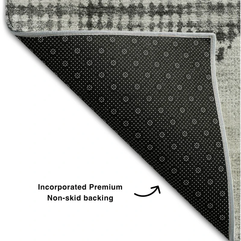 Addison Mayfield Gray AMF1065 - 8ft. Round Rug