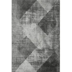 Addison Mayfield Gray AMF1065 - 8ft. Round Rug