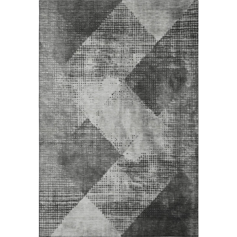 Addison Mayfield Gray AMF1065 - 8ft. Round Rug