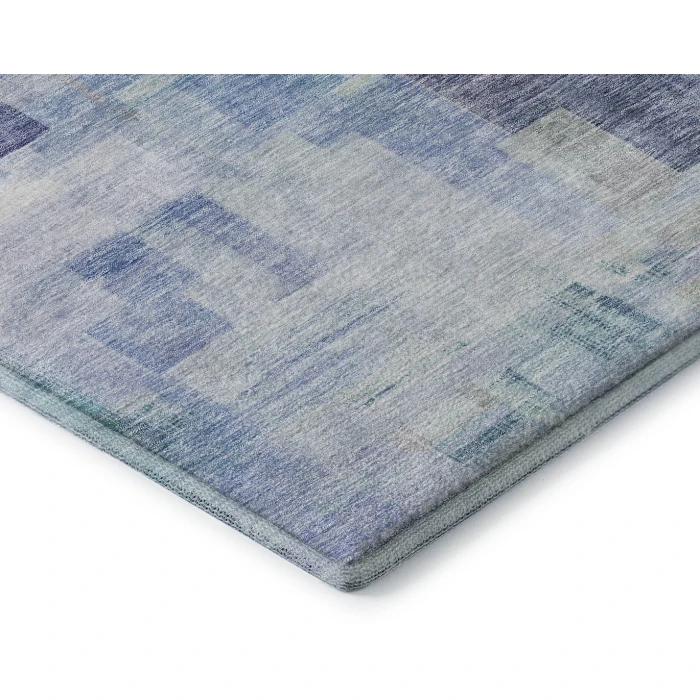 Addison Mayfield Blue AMF1067 - 8ft. Round Rug
