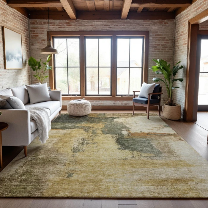 Addison Mayfield Green AMF1068 2ft. 3in. x 7ft. 6in. Rect. Rug
