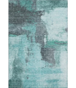 Addison Mayfield Teal AMF1068 5ft. x 7ft. 6in. Rect. Rug