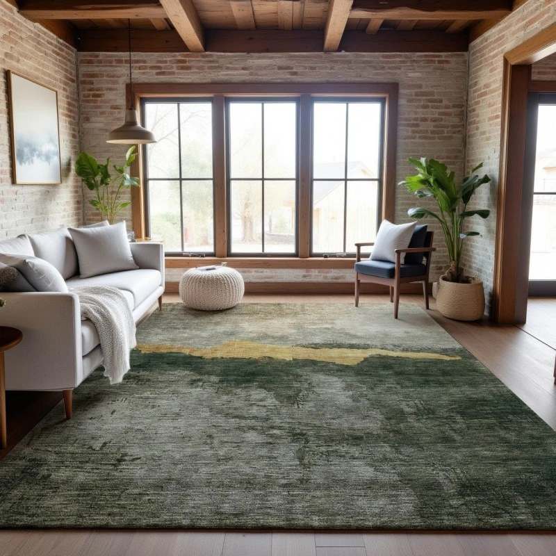 Addison Mayfield Green AMF1069 5ft. x 7ft. 6in. Rect. Rug