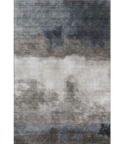 Addison Mayfield Gray AMF1070 - 8ft. Round Rug