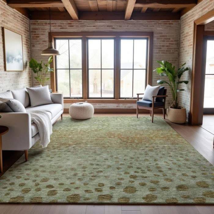 Addison Mayfield Green AMF1074 9ft. x 12ft. Rect. Rug