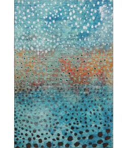 Addison Mayfield Blue AMF1074 - 8ft. Round Rug