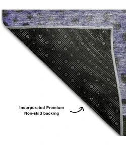 Addison Mayfield Purple AMF1074 - 8ft. Round Rug