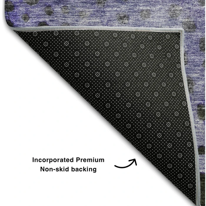 Addison Mayfield Purple AMF1074 - 8ft. Round Rug