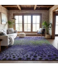 Addison Mayfield Purple AMF1074 - 8ft. Round Rug
