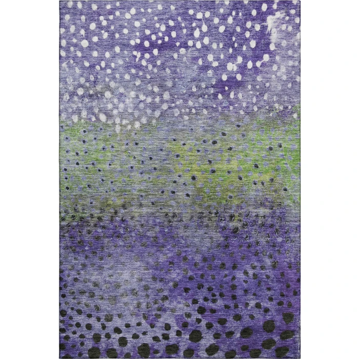 Addison Mayfield Purple AMF1074 - 8ft. Round Rug