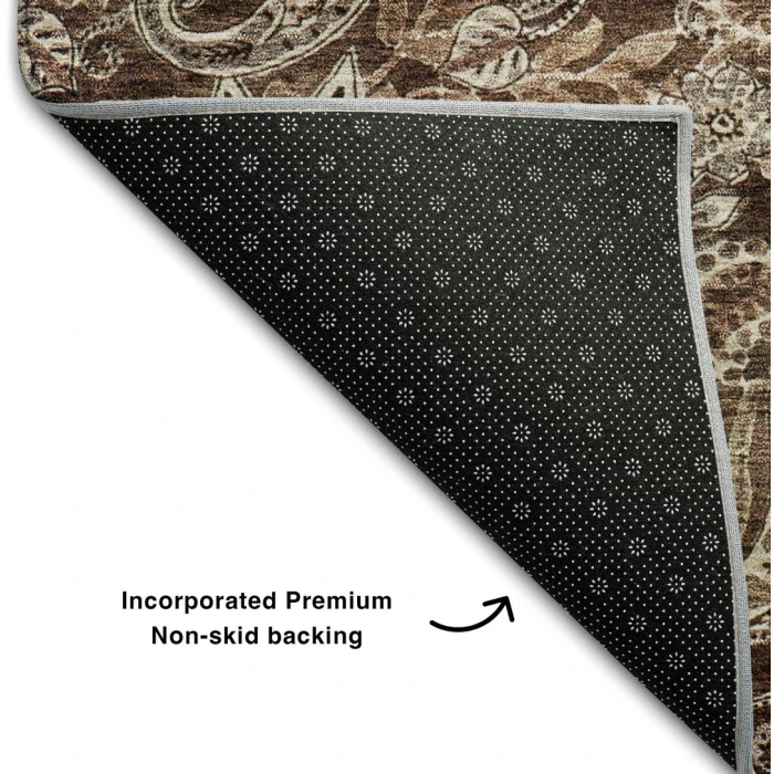 Addison Mayfield Brown AMF1078 2ft. 3in. x 7ft. 6in. Rect. Rug
