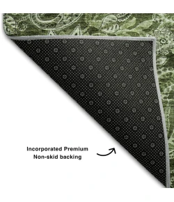 Addison Mayfield Green AMF1078 5ft. x 7ft. 6in. Rect. Rug