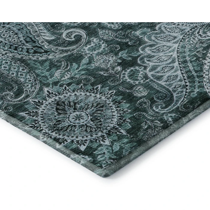 Addison Mayfield Teal AMF1078 5ft. x 7ft. 6in. Rect. Rug