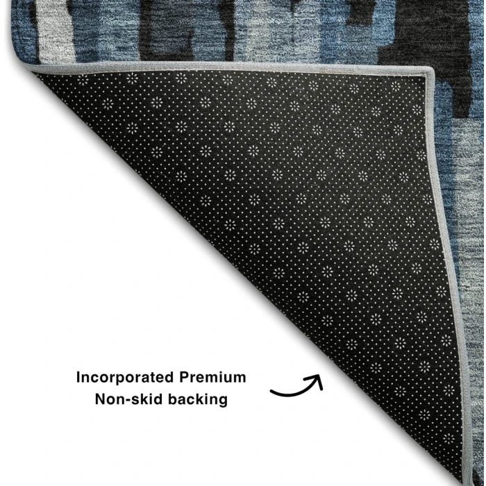Addison Mayfield Blue AMF1079 2ft. 3in. x 7ft. 6in. Rect. Rug
