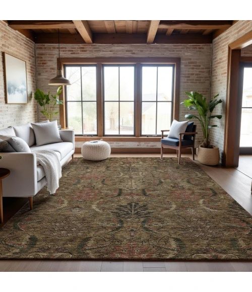 Addison Mayfield Brown AMF1082 2ft. 3in. x 7ft. 6in. Rect. Rug