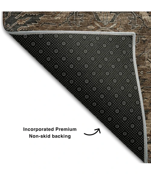 Addison Mayfield Brown AMF1082 2ft. 3in. x 7ft. 6in. Rect. Rug